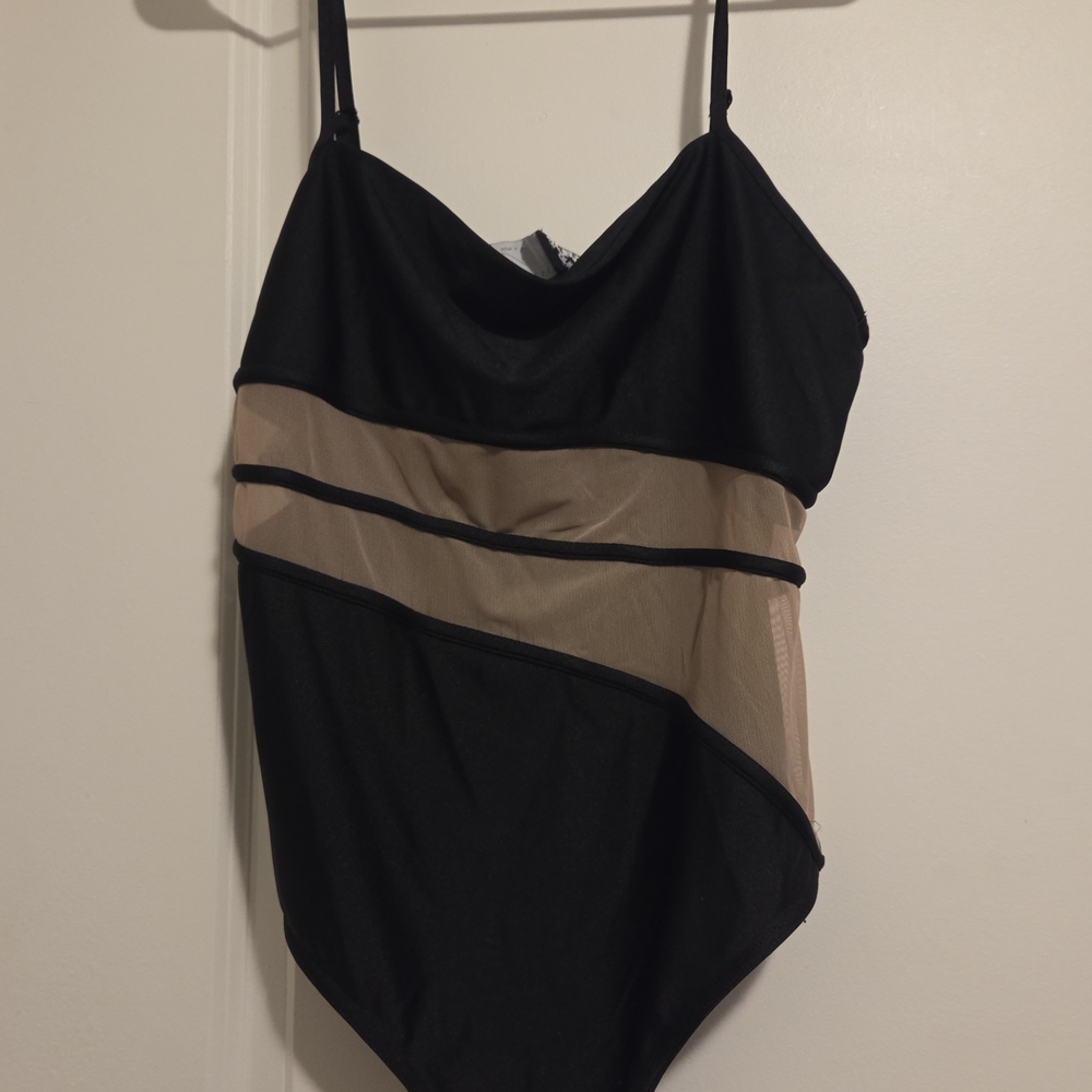 ASOS Mesh And Black Bodysuit